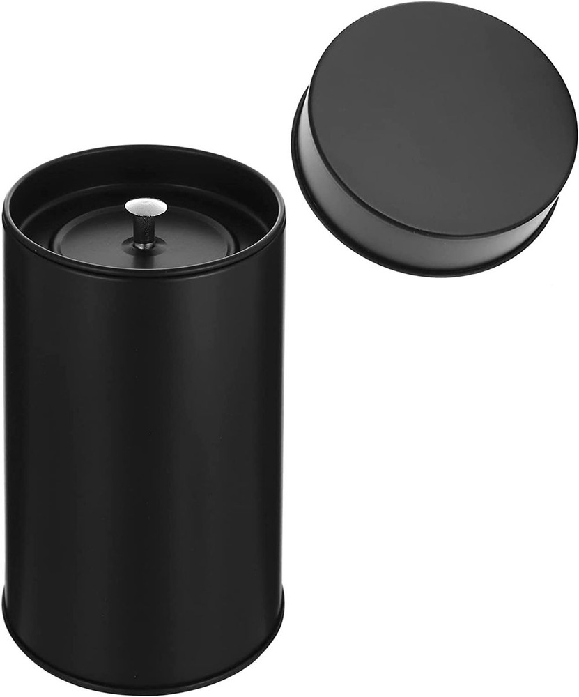 Airtight Kitchen Canister with Lid Tea Tin Canister with Airtight Double Lids for Loose Tea and Tea Bags Coffee Sugar Storage