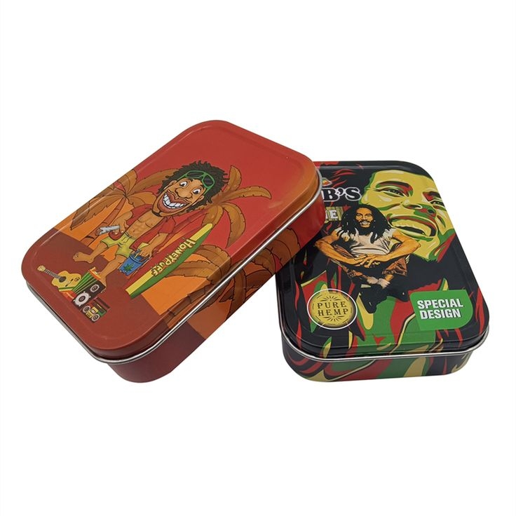 Factory price cutom embossed metal gift card tin box candy tin container