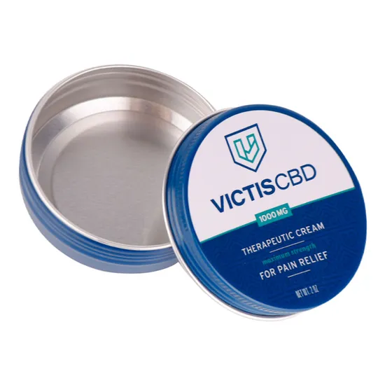 Tin can manufacturer custom ptinting aluminum round shape lip balm tin container with screw lids