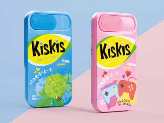 Tin can factory wholesale food grade custom empty metal candy chew gum tin can