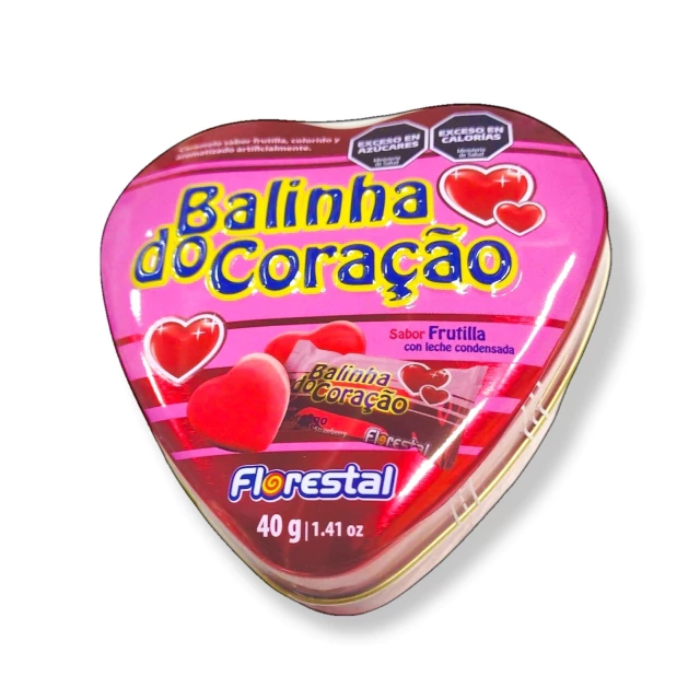 Custom embossed logo heart shape metal candy gift tin can for food storage
