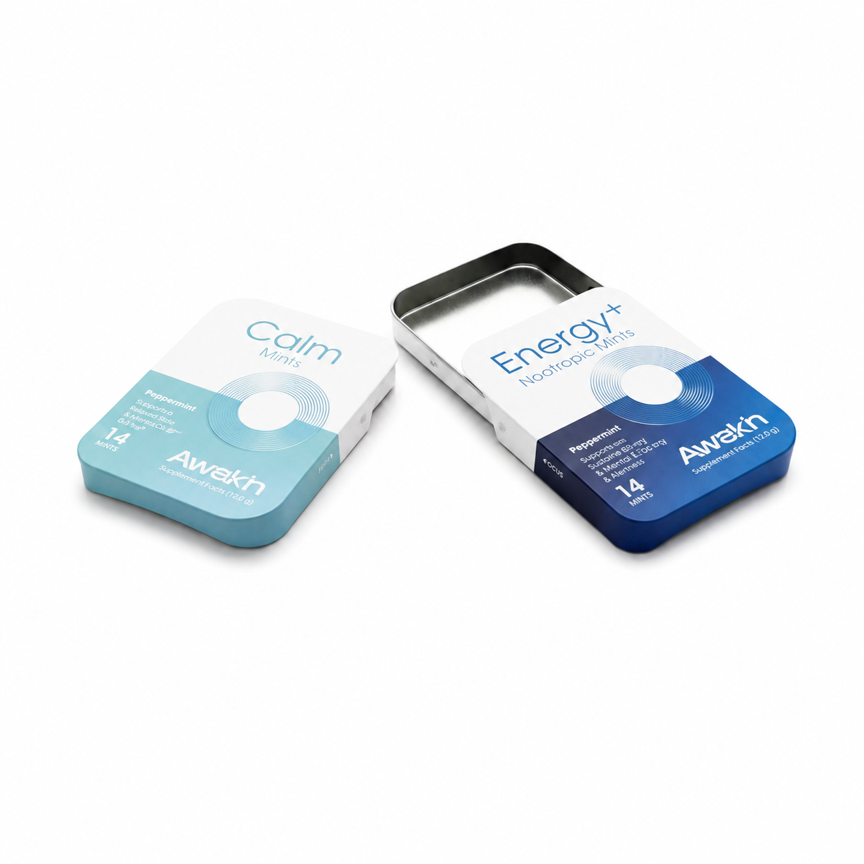 Wholesale Small Rectangle Flat Slide Top Tinplate Containers with Recycled Materials for Candy Mint Chew Gum Packaging
