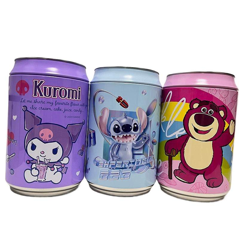 Wholesale Free Sample Custom Metal Large Cola Shape Clothes Socks Packaging Tin Can Gift Storage Tin Box