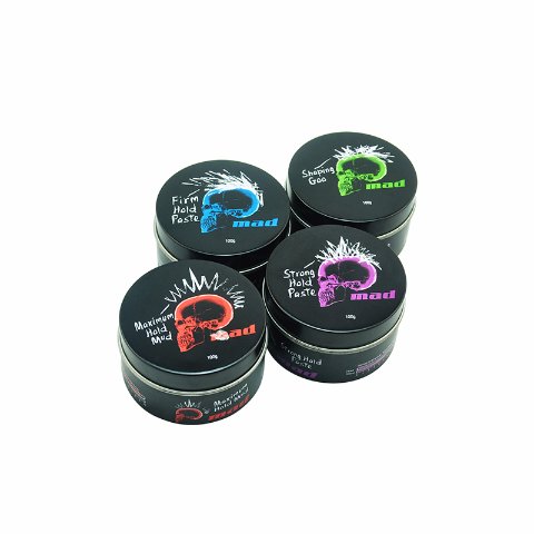 Custom hair pomade tin can with printing