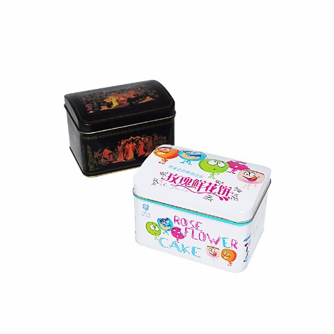 Custom printing chocolate candy gift box rectangle tin for packaging