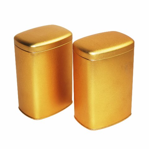 Rectangular Tea Tins With Plug Lid