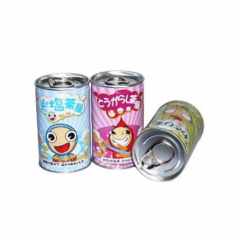 Metal can for food packaging