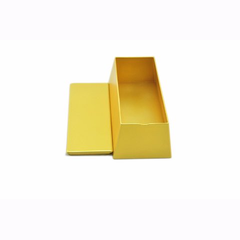 Custom shaped gold perfume tin boxes